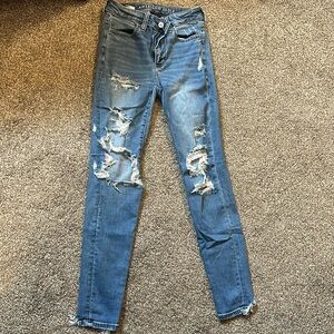 American Eagle rip jeans